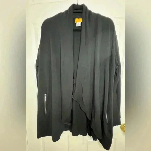 Ruby Rd Black Drape Front Sweater, Size M (12/14) - Picture 1 of 4